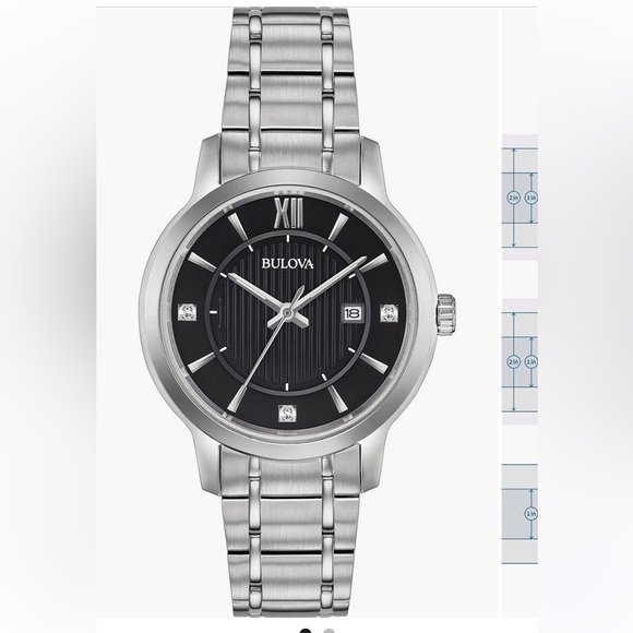 BULOVA Women's Diamond Dial Watch, 32mm - 0.0085 ctw - Picture 6 of 6
